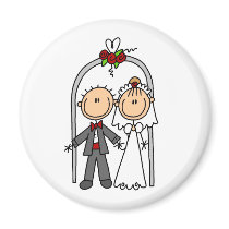Getting Married Magnet by stick_figures Getting Married Magnet
