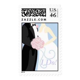 Getting Married Postage Stamp stamp