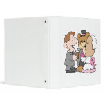 getting married teddy bear wedding couple binders
