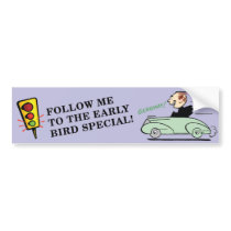 GETTING OLD BUMPER STICKER