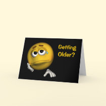 Getting Old Sexy Woman Inside Funny Birthday Card