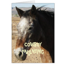 Getting Older and Wiser - Cowboy Parenting Greeting Cards