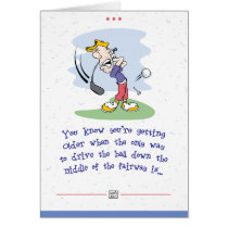 Getting Older Birthday Card cards