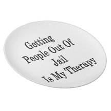 Getting People Out Of Jail Is My Therapy Dinner Plates