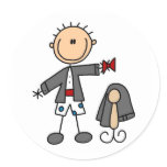 Getting Ready For The Wedding Night Sticker