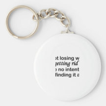 Getting Rid Of Weight Key Chain