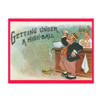 Getting Under a High Ball! Vintage Postcards