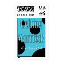 GettingMarriedBlue, <Custom Date> postage