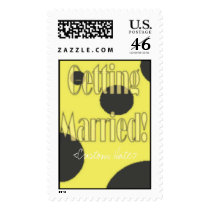 GettingMarriedYellow, <Custom Date> postage