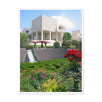 getty museum gardens post cards
