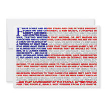 Gettysburg Address Invite
