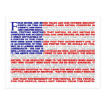 Gettysburg Address Post Card