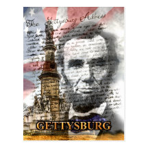 Gettysburg Address Postcard