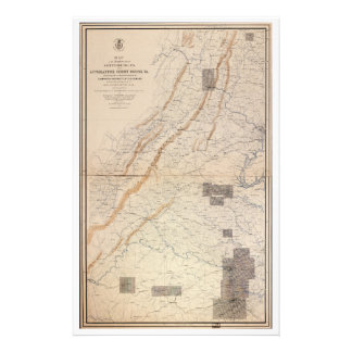 stationery appomattox gettysburg 1869 court map house civil war