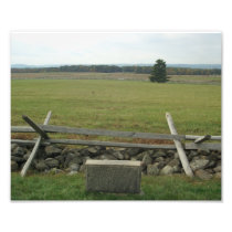 Gettysburg Battlefield Line of Skirmish 7/3/1863 Photo Art