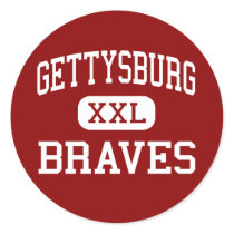 Gettysburg - Braves - Area - Gettysburg stickers by customteamsportswear Gettysburg - Braves - Area - Gettysburg stickers