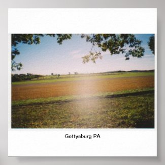 Gettysburg PA "Ghost" Poster