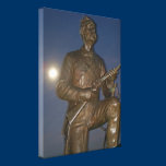 Gettysburg Soldier  Time Exposure Oct. Moon Canvas canvas prints