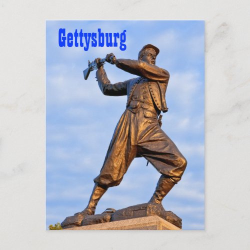 Gettysburg Statue IV Postcard postcard