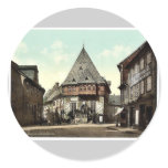 Gewandhaus (Cloth Hall), Goslar, Hartz, Germany cl Round Stickers