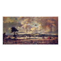 Gewitterstimmung In The Plain Of Montmartre Photo Cards