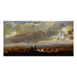 Gewitterstimmung Near Dresden By Dahl Johan Christ Photo Cards