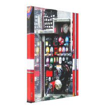 Gft_ColorfulGaugesOnFireTruck.jpg Stretched Canvas Print