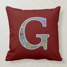 Gg Illuminated Monogram pillow