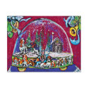 GGBR Holiday Postcard - SnowGlobe Bassets