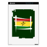 Ghana Brush Flag iPad 2 Skin