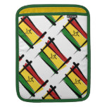 Ghana Brush Flag Sleeve For iPads
