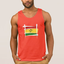 Ghana Brush Flag Tshirt