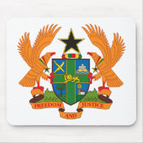 Ghana Coat of Arms Mousepad