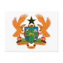 Ghana Coat of Arms Postcard