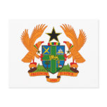 Ghana Coat of Arms Postcard