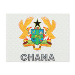 Ghana Coat of Arms Postcard