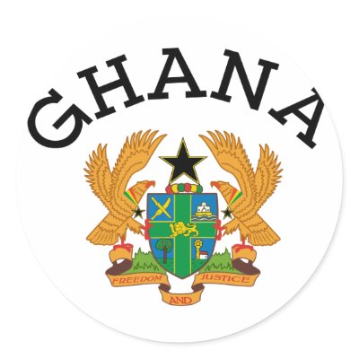 Ghana Coat of Arms sticker by afrocaribbean
