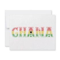 Ghana Colors design! invitations