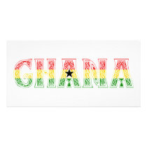 Ghana Colors design! Photo Cards