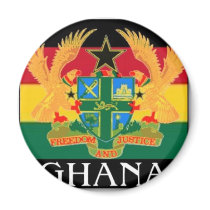 Ghana Customized Accessories magnets by AFRICANKOKO Ghana Customized Accessories magnets