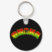 Ghana flag Black stars logo champions gifts keychains