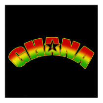 Ghana flag Black stars logo champions gifts posters by SoccerJersey Ghana flag Black stars logo champions gifts posters