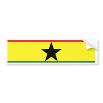 Ghana Flag bumper stickers