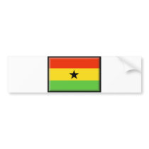 Ghana Flag bumper stickers