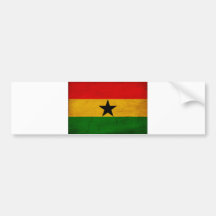 Ghana Flag Bumper Sticker