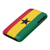Ghana Flag Case-Mate iPhone 3 Case