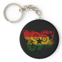 Ghana Flag Key Chains