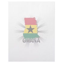 Ghana Flag Map 2.0 Custom Letterhead