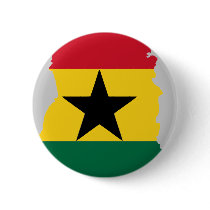 Ghana flag map buttons by FlagStore Ghana flag map buttons