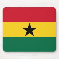 Ghana Flag Mousepad by FlagAndMap Ghana Flag Mousepad